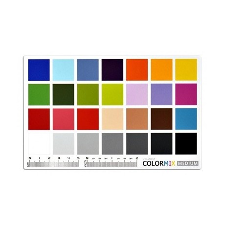 ColorMix charte de référence couleurs et niveaux de gris - taille L