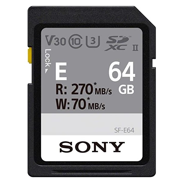 SONY CARTE SD UHS-II (SERIE E) Sony