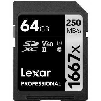 LEXAR SDXC 1667X 64GB PRO...