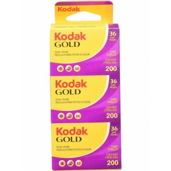 KODAK GOLD 200 135-36 - PACK DE 3 Kodak