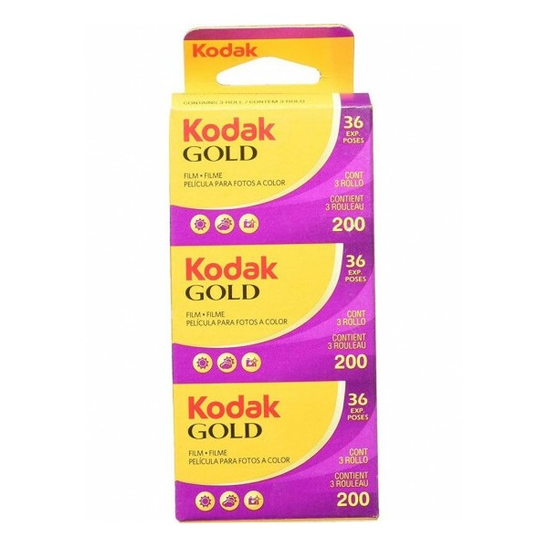 KODAK GOLD 200 135-36 - PACK DE 3 Kodak