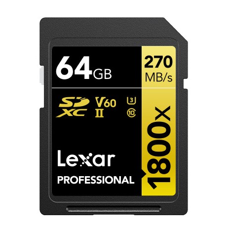 LEXAR SDXC 64GB 1800X PRO CLASS 10