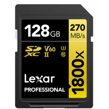 LEXAR SDXC 1800X 128GB PRO...